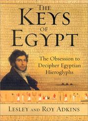 Las claves de Egipto by Lesley Adkins, Roy Adkins