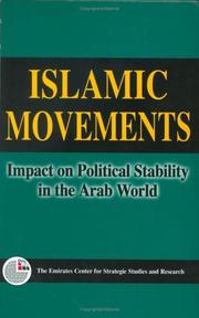 Cover of: Islamic Movements by The Emirates Center for Strategic Studies and Research, The Emirates Center for Strategic Studies and Research