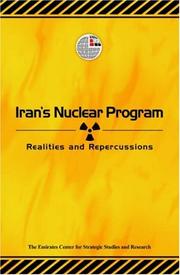 Cover of: Iran's Nuclear Program by Emirates Centre for Strategic Studies and Research