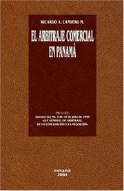 Cover of: El arbitraje comercial en Panamá