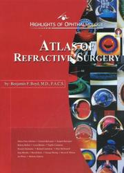 Cover of: Atlas of Refractive Surgery (Highlights of Ophthalmology : Challenging the Millennium)