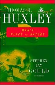 Cover of: Man's Place in Nature (Modern Library Science) by Thomas Henry Huxley
