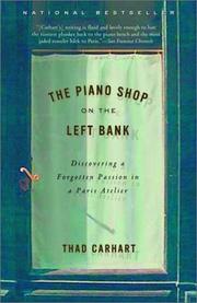 Cover of: The piano shop on the Left Bank by Thaddeus Carhart