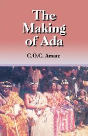 The Making of Ada (Junior Readers Series, 37, 37) by C.O.C Amate