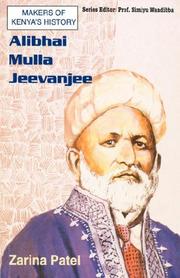Cover of: Alibhai Mulla Jeevanjee (Vitabu Vya Sayari Series, 5)