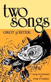 Cover of: Two Songs | Okot p