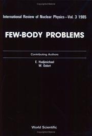 Few-body problems by E. Hadjimichael, W. Oelert
