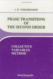 Cover of: Phase transitions of the second order
