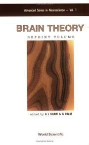Cover of: Brain theory: reprint volume