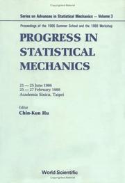 Front cover of Progress in Statistical Mechanics by Unknown