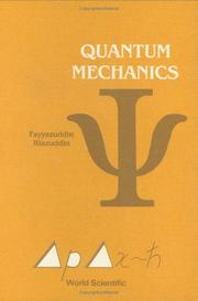Cover of: Quantum mechanics