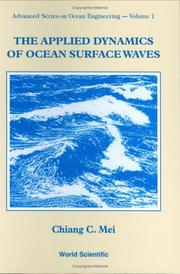 Cover of: The applied dynamics of ocean surface waves