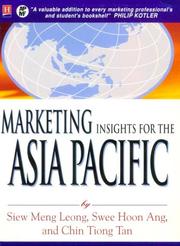 Cover of: Marketing insights for the Asia Pacific