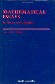 Cover of: Mathematical Essays: In Honor of Buchin Su