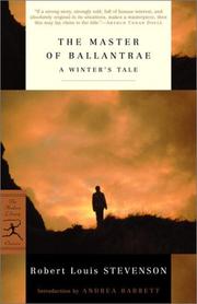 Cover of: The  master of Ballantrae by Robert Louis Stevenson