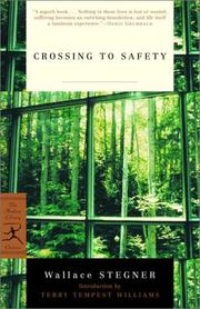 Cover of: Crossing to safety by Wallace Stegner