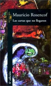 Cover of: Las Cartas Que No Llegaron by Mauricio Rosencof