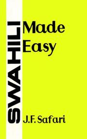 Cover of: Swahili made easy by J. F. Safari