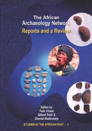 Cover of: The African archaeology network: reports and a review