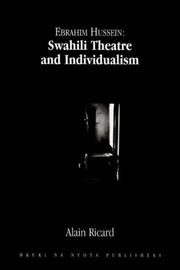 Cover of: Ebrahim Hussein: Swahili Theatre and Individualism