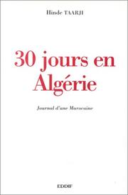 Cover of: 30 jours en Algérie by Hinde Taarji