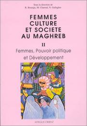 Cover of: Femmes, culture et société au Maghreb