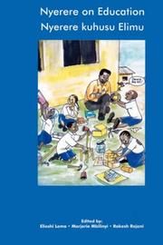 Cover of: Nyerere on education: selected essays and speeches, 1954-1998 = Nyerere kuhusu elimu
