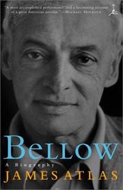 Cover of: Bellow by James Atlas