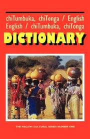 Tumbuka/Tonga-English and English-Tumbuka/Tonga dictionary by Turner, Wm. Y.