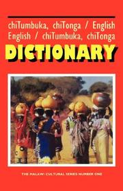 Cover of: Tumbuka/Tonga-English and English-Tumbuka/Tonga dictionary