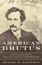 Cover of: American Brutus by Michael W. Kauffman