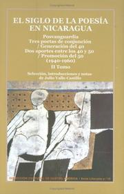Cover of: El Siglo de la PoesÃ­a en Nicaragua, Tomo II