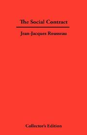 Cover of: The Social Contract by Jean-Jacques Rousseau