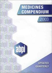 Cover of: Medicines Compendium 2003