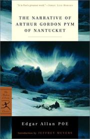 Cover of: The narrative of Arthur Gordon Pym of Nantucket by Edgar Allan Poe