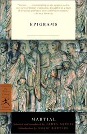 Cover of: Epigrams by Marcus Valerius Martialis