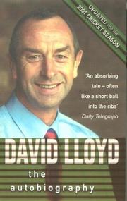 Cover of: David Lloyd by David Lloyd