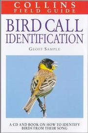 Cover of: Bird Call Identification (Collins Field Guide)