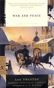 Cover of: War and Peace (Modern Library Classics) by Лев Толстой