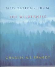 Cover of: Meditations from the Wilderness by Charles A. E. Brandt