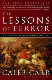 Cover of: The lessons of terror: a history of warfare against civilians
