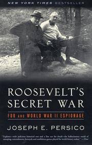 Cover of: Roosevelt's Secret War: FDR and World War II Espionage