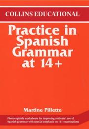 Cover of: Practice in Spanish Grammar at 14+