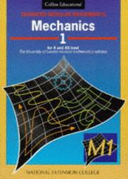 Cover of: Mechanics (Advanced Modular Mathematics) by National Extension College., Graham Smithers, Stephen Webb