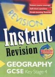 Cover of: GCSE Geography (Collins Study & Revision Guides) by Nicholas Rowles