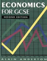 Cover of: Economics for GCSE by A.G. Anderton