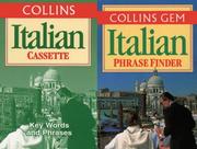 Front cover of Collins Gem Italian Phrase Finder by Unknown