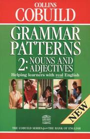 Cover of: Grammar Patterns II: Nouns and Adjectives (COBUILD)