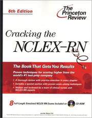 Cover of: The Princeton Review: Cracking the NCLEX-RN with Sample Tests on CD-ROM