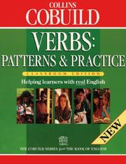 Cover of: Verbs: Patterns and Practice (COBUILD, Classroom Edition)